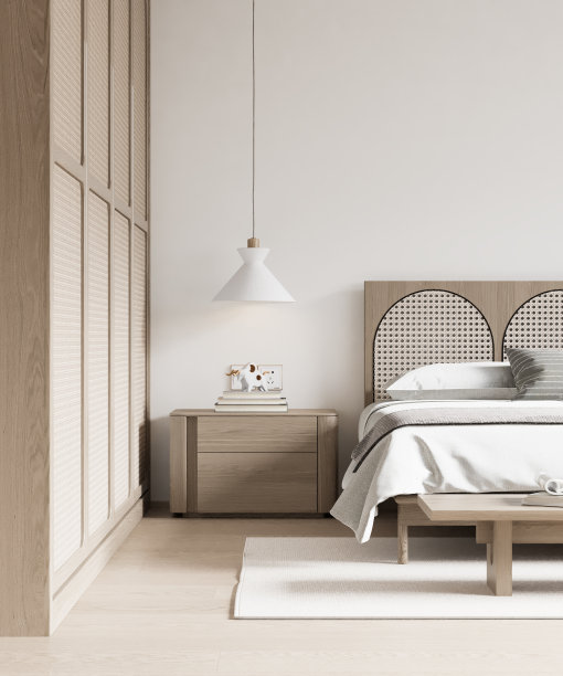 室内卧室墙壁模型图片下载