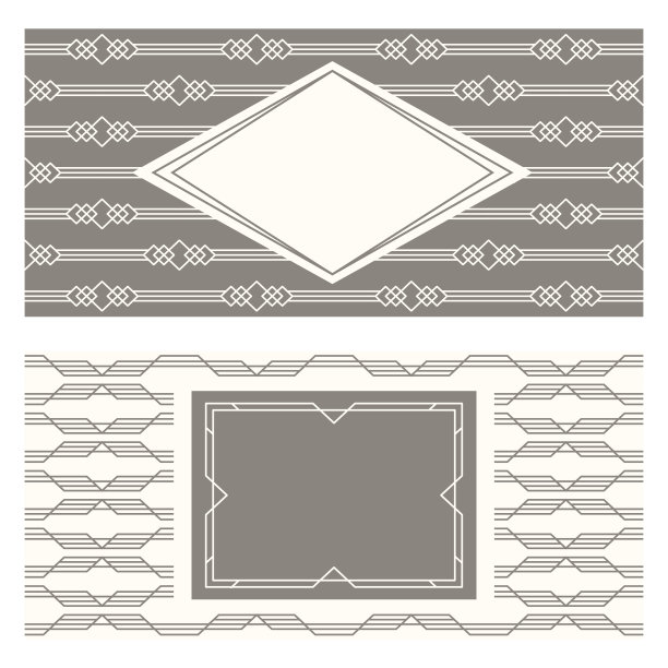 单色横幅模板，图案抽象几何背景。包装设计，矢量插图。图片下载