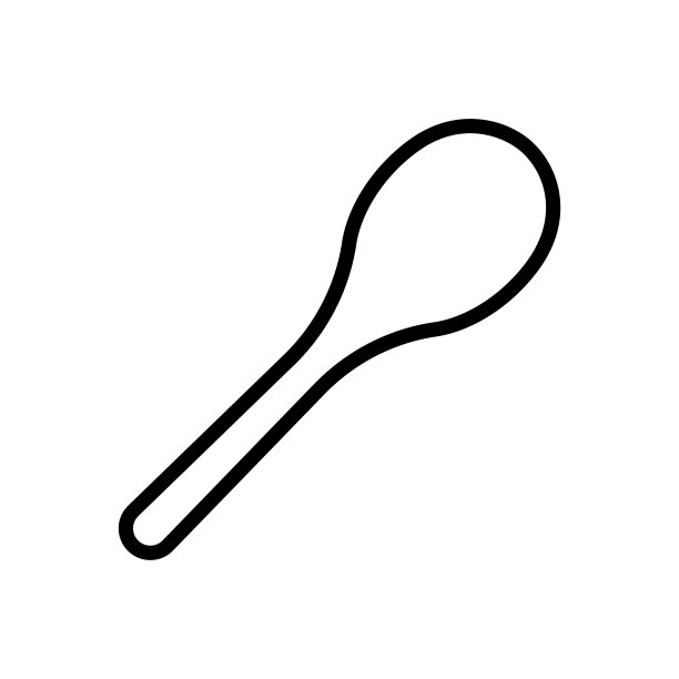 勺子图标矢量设计模板图片下载