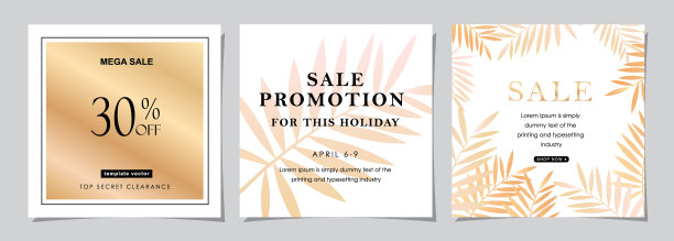 设置为方网横幅的社交媒体帖子。图片下载