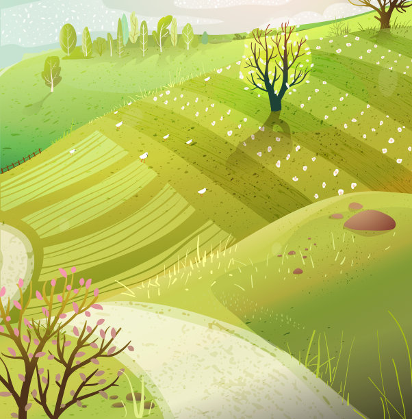 乡村道路或小路乡村风景壁纸图片下载