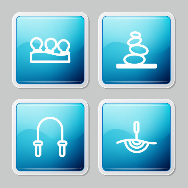 套线真空罐堆热石跳绳图片下载