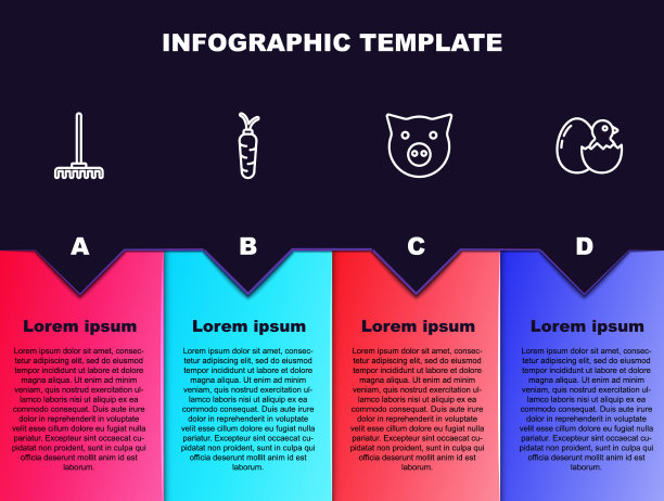 集线花园耙胡萝卜猪和小鸡图片下载