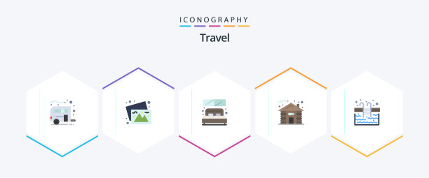 旅行25平图标包包括楼梯树图片下载