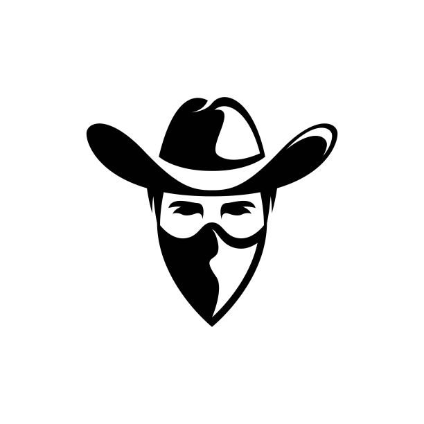 牛仔标志形象图片下载