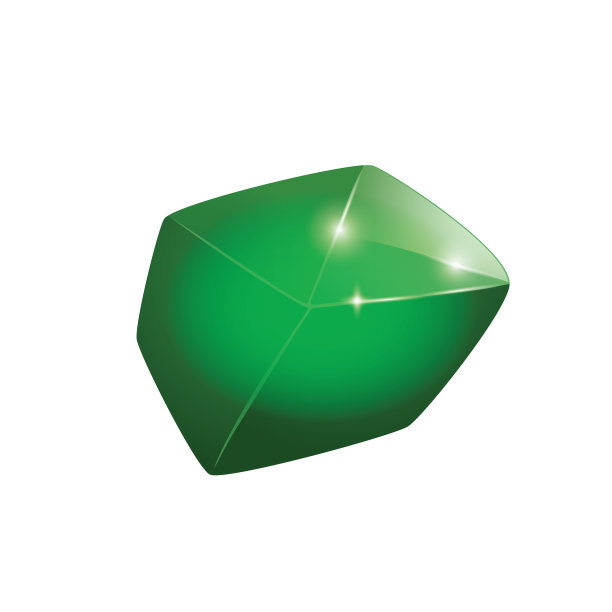 水晶和天然矿物。卡通魔法宝石。游戏资产。矢量图图片下载