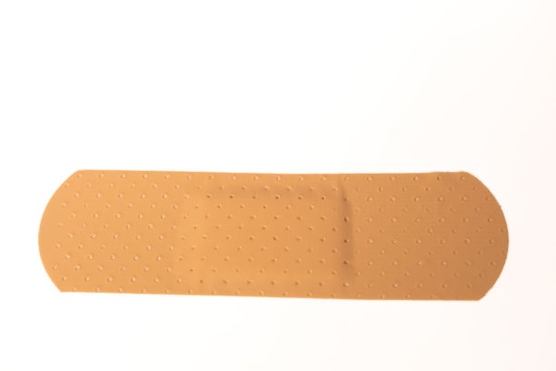 白色背景上隔离的创可贴图片下载
