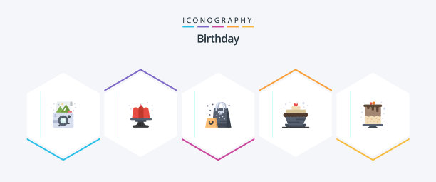 生日25平图标包包括生日图片下载