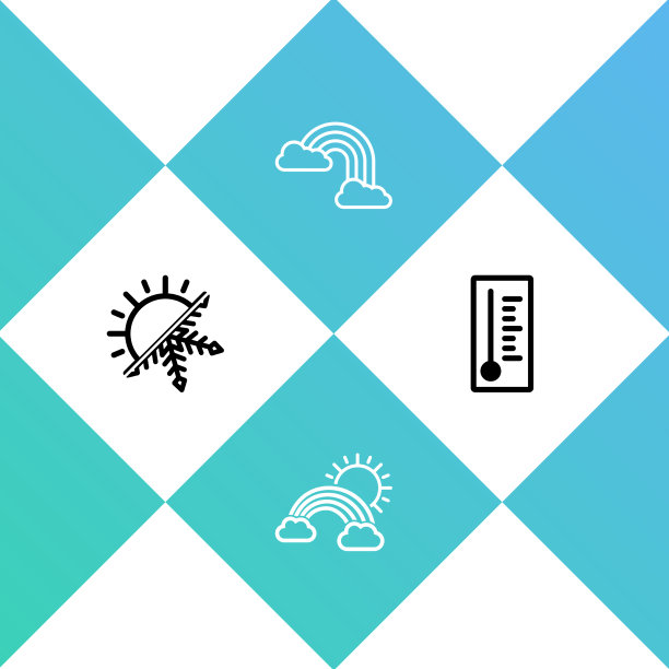 夕阳和雪花彩虹与云太阳图片下载