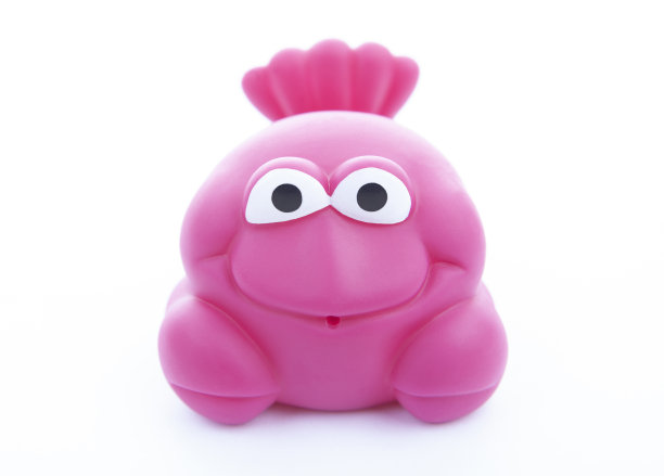 图像橡胶玩具白色背景图片下载