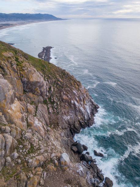 莫罗岩石鸟瞰图图片下载