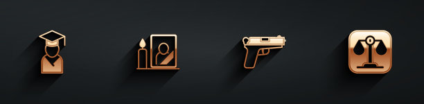 设毕业生和毕业帽悼念照图片下载