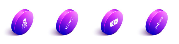 设置等距麦克风银勺堆叠图片下载