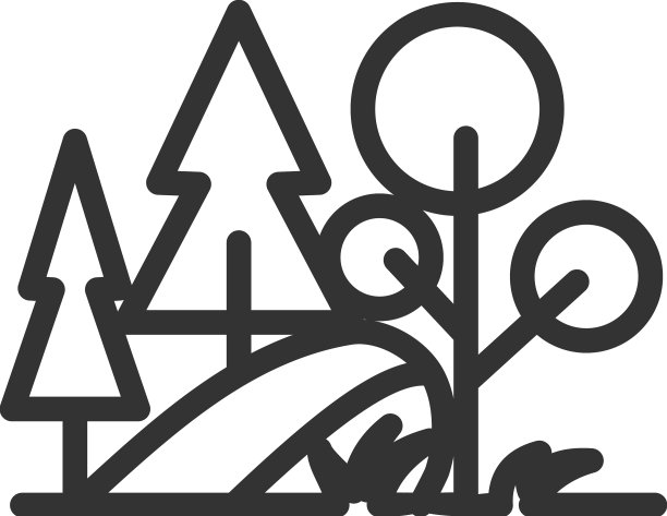 自然树木标志模板图标品牌图片下载