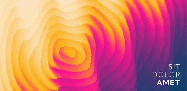 抽象的飞溅与涟漪。背景旗帜，海报，传单，卡片，封面或小册子。三维波浪矢量插图。图片下载