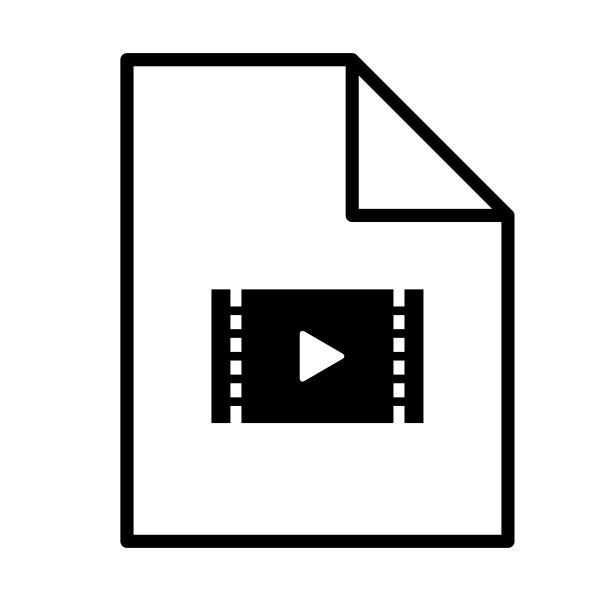 视频文件图标或电影文件图片下载
