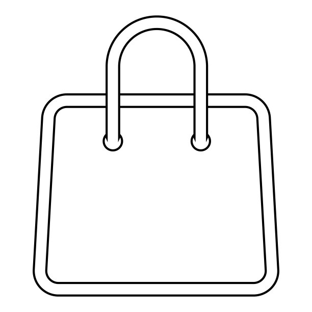 图标包店，标志行礼品简单袋生态纸图片下载
