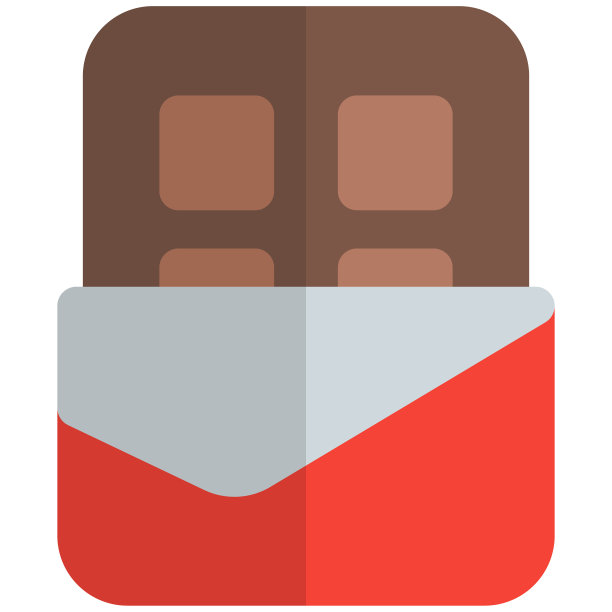 锡纸包装的巧克力棒图片下载