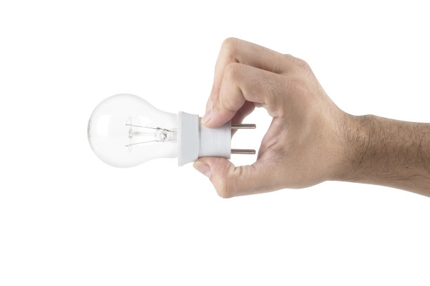 人手握灯泡图片下载