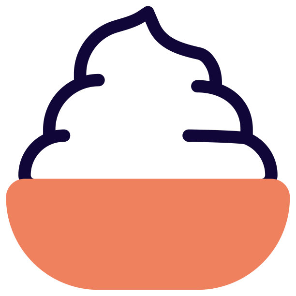 新鲜的酸奶蘸酱作为零食图片下载