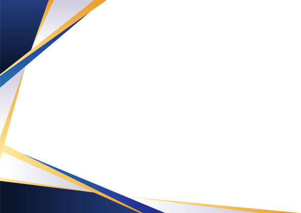 现代蓝色和金色形状的背景图片下载