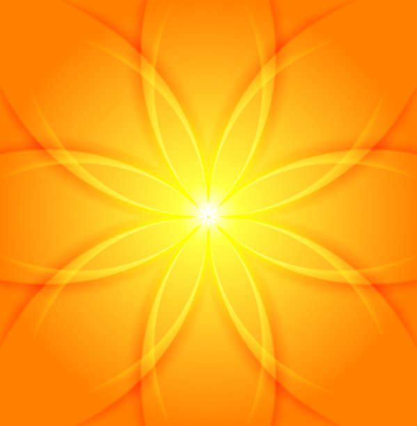 抽象的黄色花朵背景图片下载