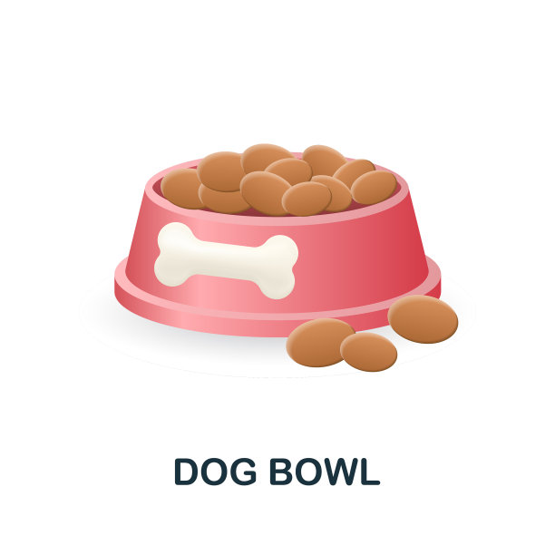 狗碗图标3d从家庭宠物收集图片下载