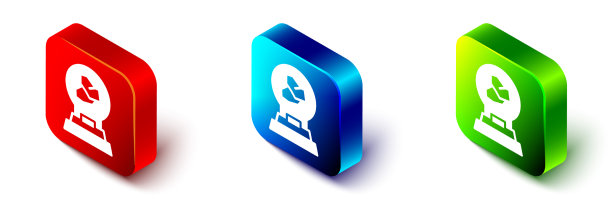 与各种矿物岩石的等距展览图片下载