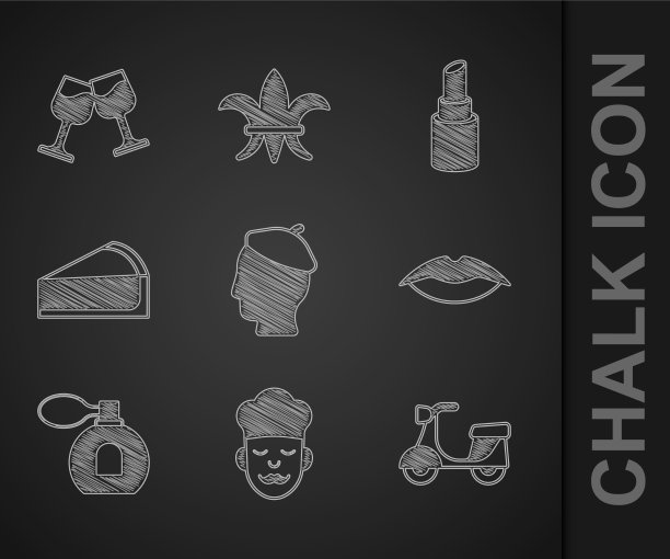 法国男人厨师摩托车微笑的嘴唇图片下载