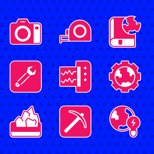 设置地震仪镐全球行星与灯泡图片下载