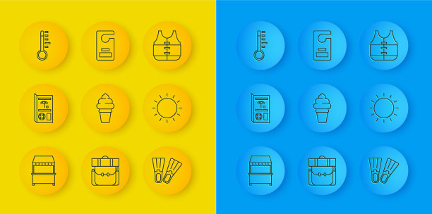 设置带遮阳篷的街道摊位图片下载