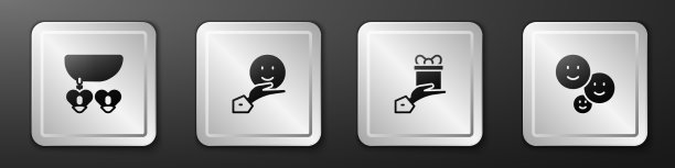 项链上有心形的快乐友谊图片下载