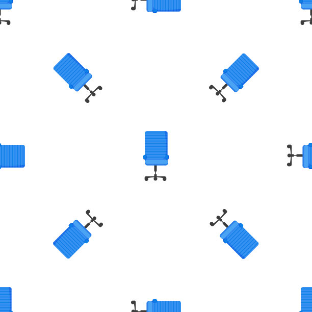 商务桌椅图案无缝衔接图片下载
