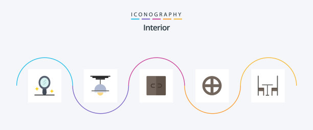 内饰平面5图标包，包括内饰图片下载