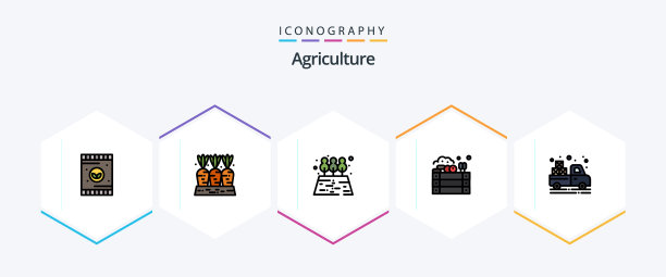 农业25填充线图标包包括图片下载