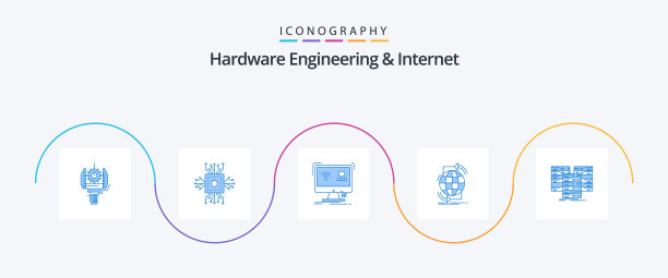 硬件工程和互联网蓝5图标图片下载