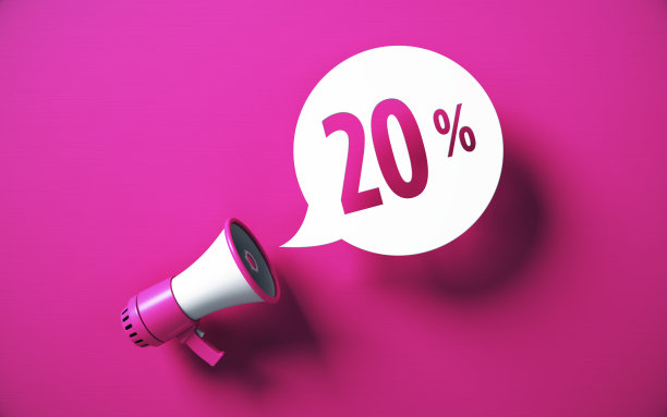 8折销售书面演讲泡沫和粉红色扩音器在粉红色背景的股票照片图片下载