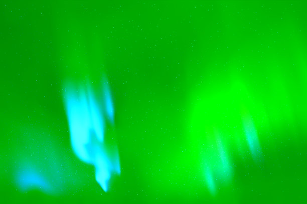 红绿北极光图片下载