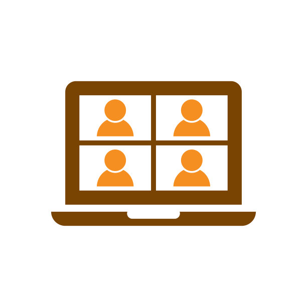 视频会议图标，视频聊天矢量，视频通话说明图片下载