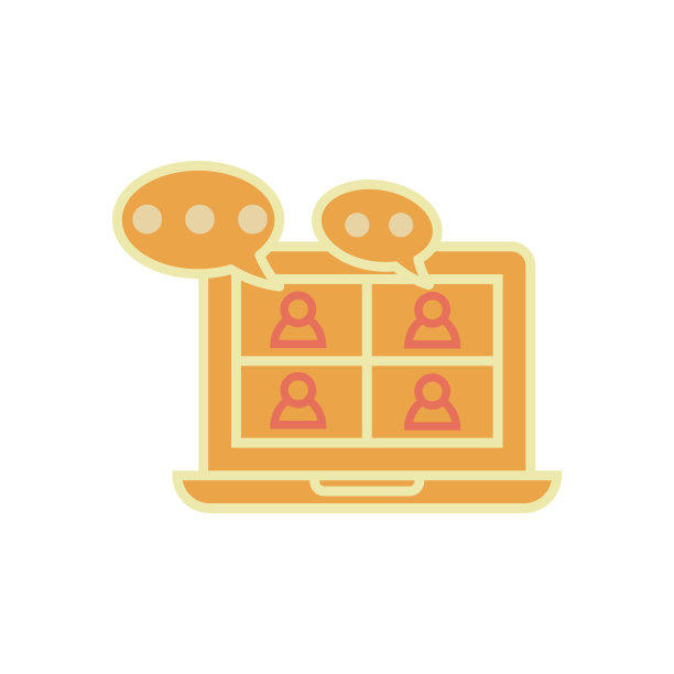 视频会议图标，视频聊天矢量，视频通话说明图片下载