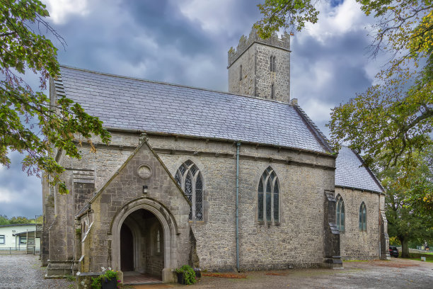 圣尼古拉斯教堂，阿代尔，爱尔兰图片下载