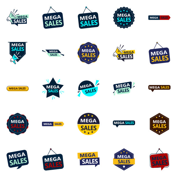 大型销售25个惊人的横幅为您的下一个图片下载