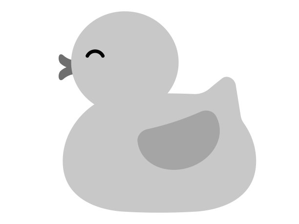 玩具鸭图标图片下载