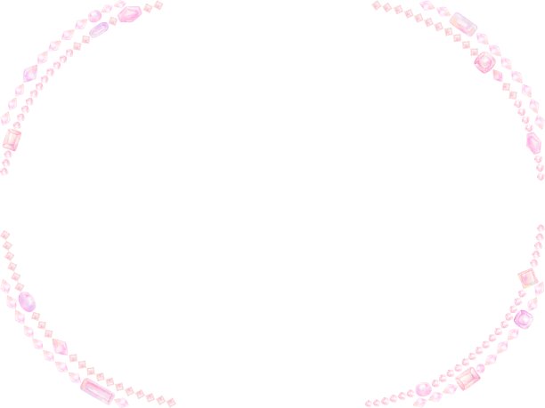 漂亮的镜框和粉红色的项链。图片下载