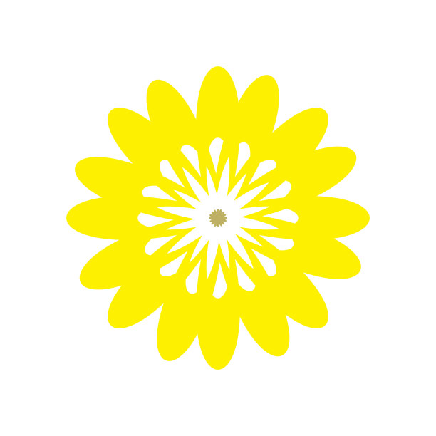 千年虫亮花矢量插图图片下载