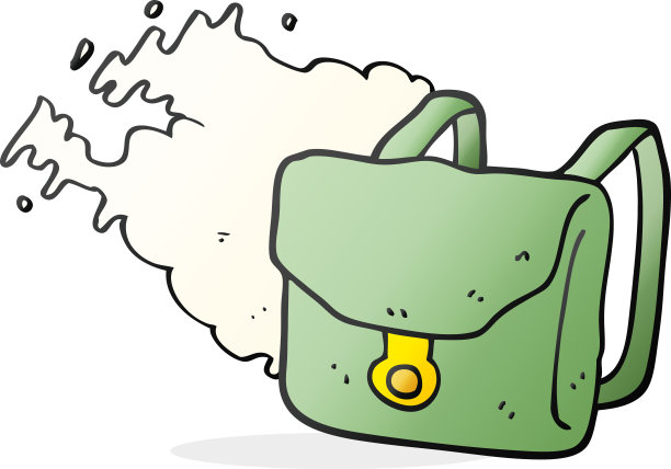 手绘卡通背包图片下载