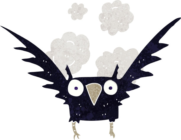 卡通幽灵鸟图片下载