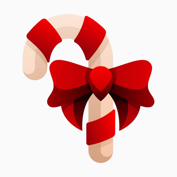 矢量插图糖果礼物渐变彩色风格图片下载