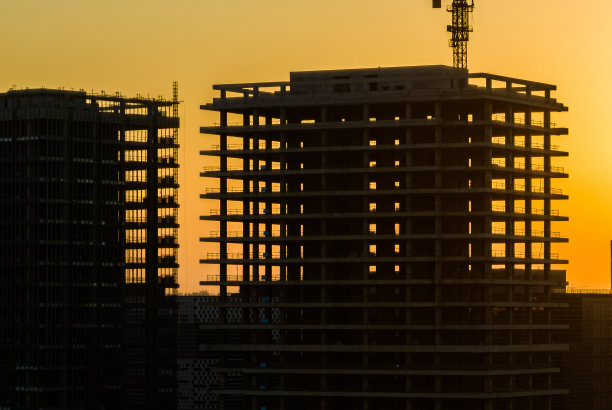 建筑框架鸟瞰图图片下载