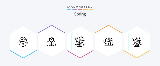 春25线图标包包括春木图片下载
